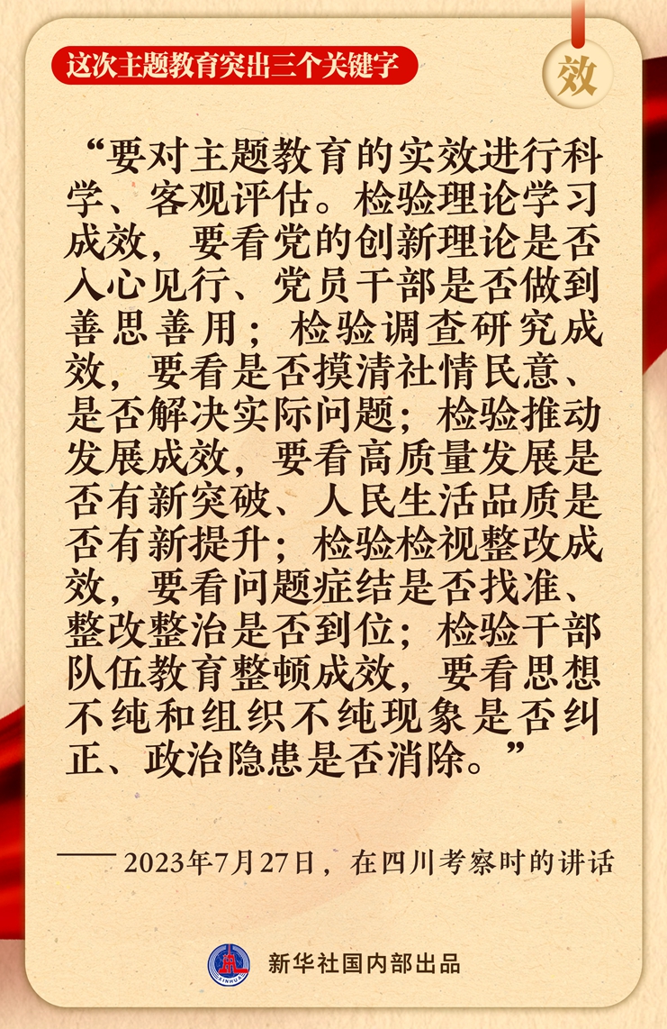 這次主題教育突出三個(gè)關(guān)鍵字