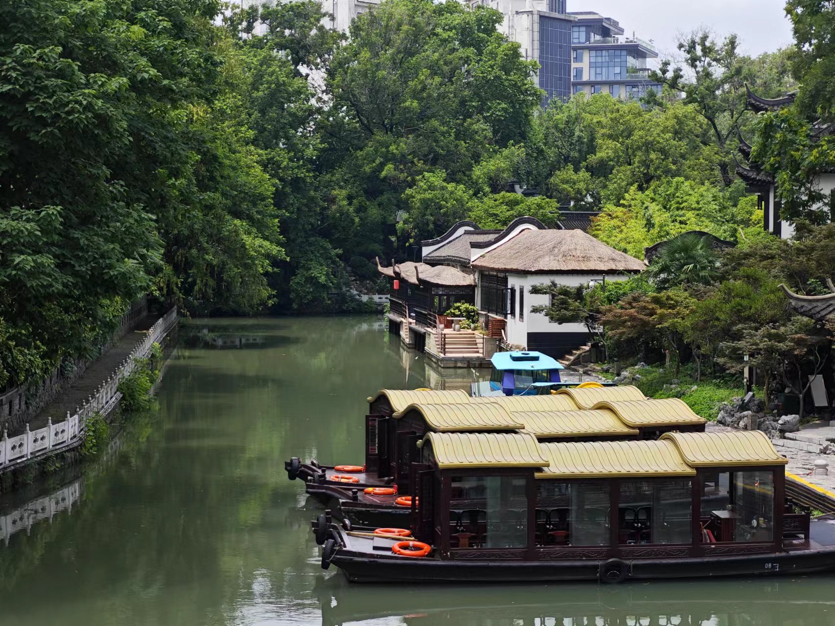 揚州大運河文化旅游度假區(qū)一角。人民網(wǎng)記者 黃鈺攝